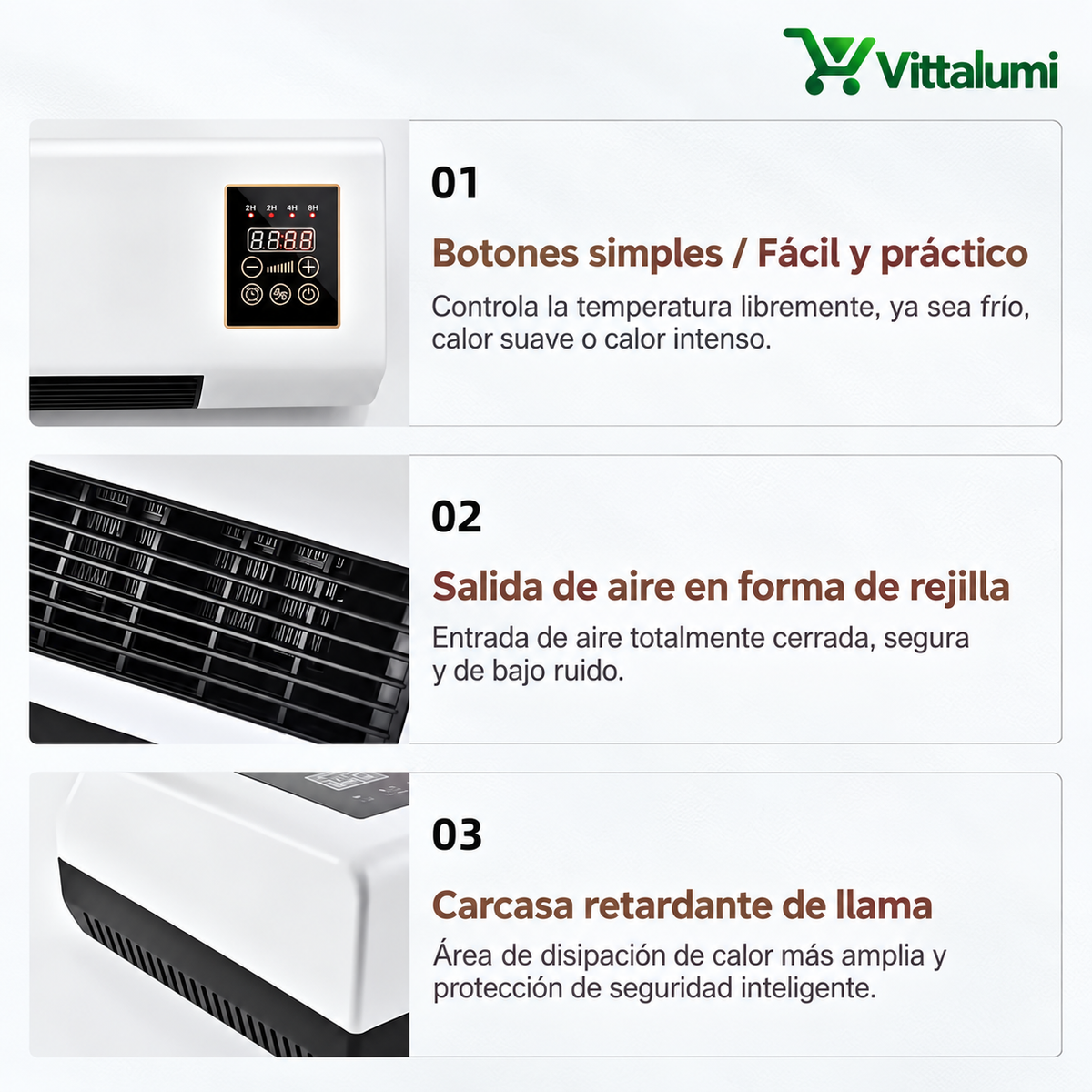 Mini aire acondicionado portátil 2 en 1