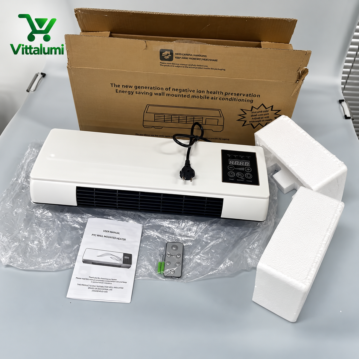 Mini aire acondicionado portátil 2 en 1