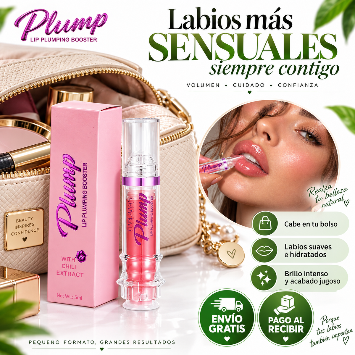 Gloss Voluminizador de Labios con Ácido Hialurónico