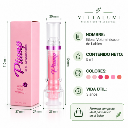 Gloss Voluminizador de Labios con Ácido Hialurónico