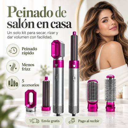 Cepillo Multifunción 5 en 1 para el Cabello