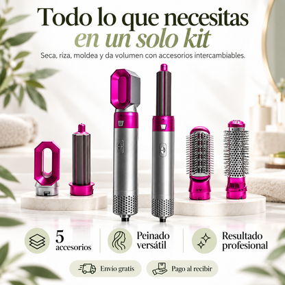 Cepillo Multifunción 5 en 1 para el Cabello