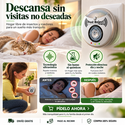 Repelente Electrónico de Insectos y Mosquitos