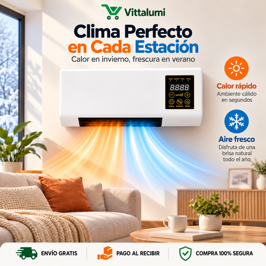 Mini aire acondicionado portátil 2 en 1