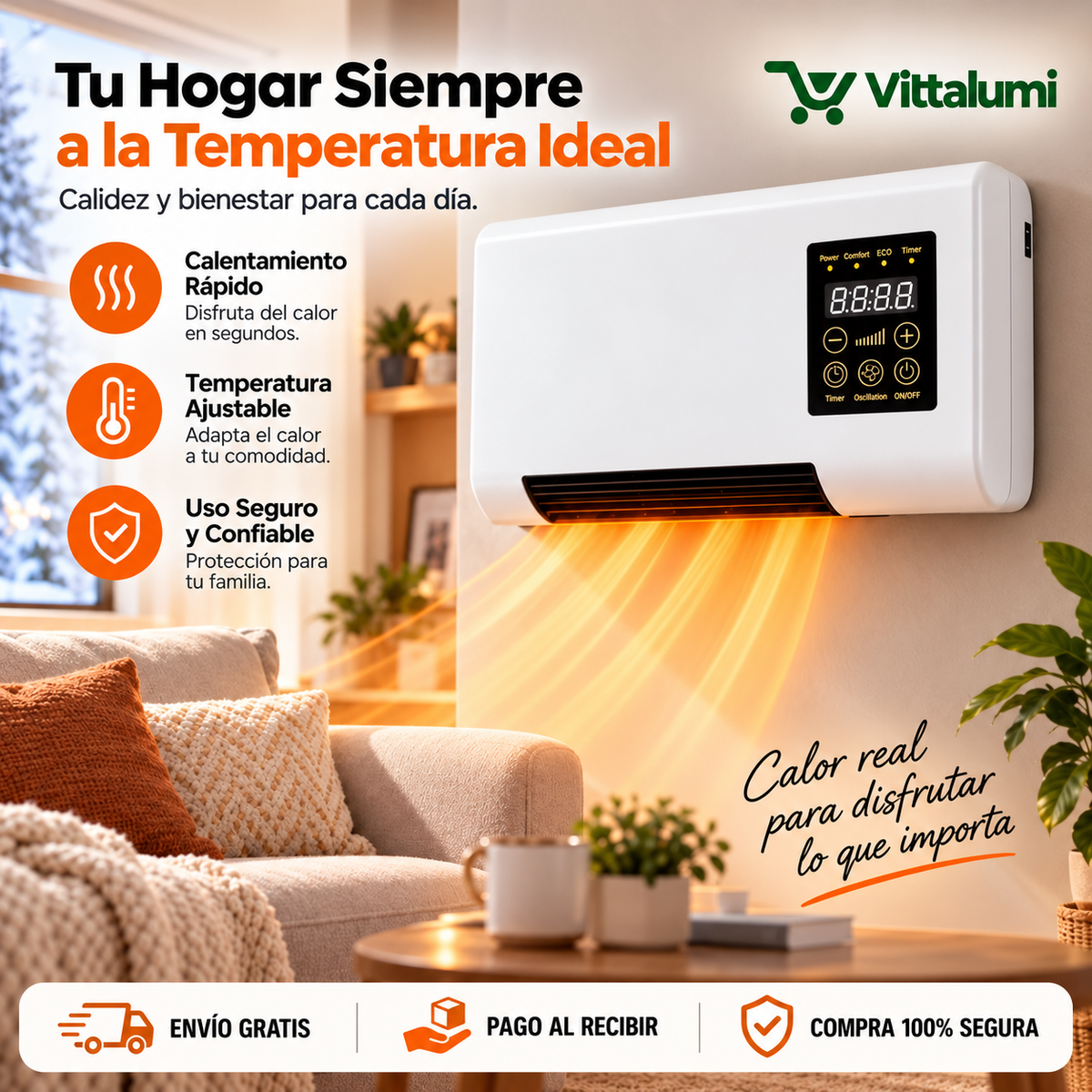 Mini aire acondicionado portátil 2 en 1